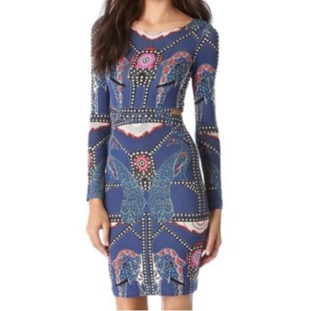 Mara Hoffman Blue and Pink Long Sleeve Dress - Picture 3 of 10